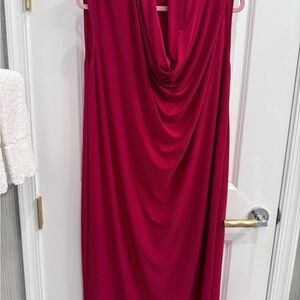 Sympli Vibrant Red Women's Dress